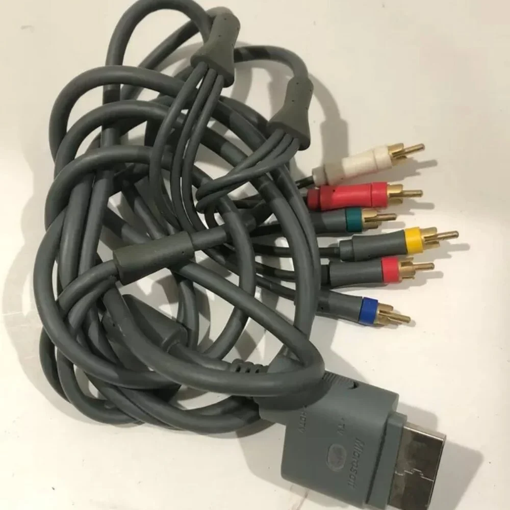 Microsoft Xbox 360 HD AV Cable Tv Component Composite Authentic Clean